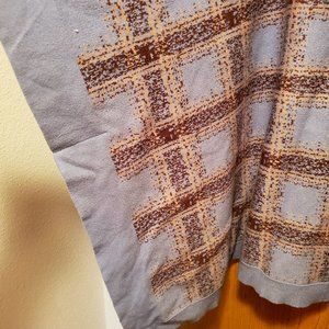 One Size Fits All Cape / Pocho soft light blue geometric pattern Max Studios